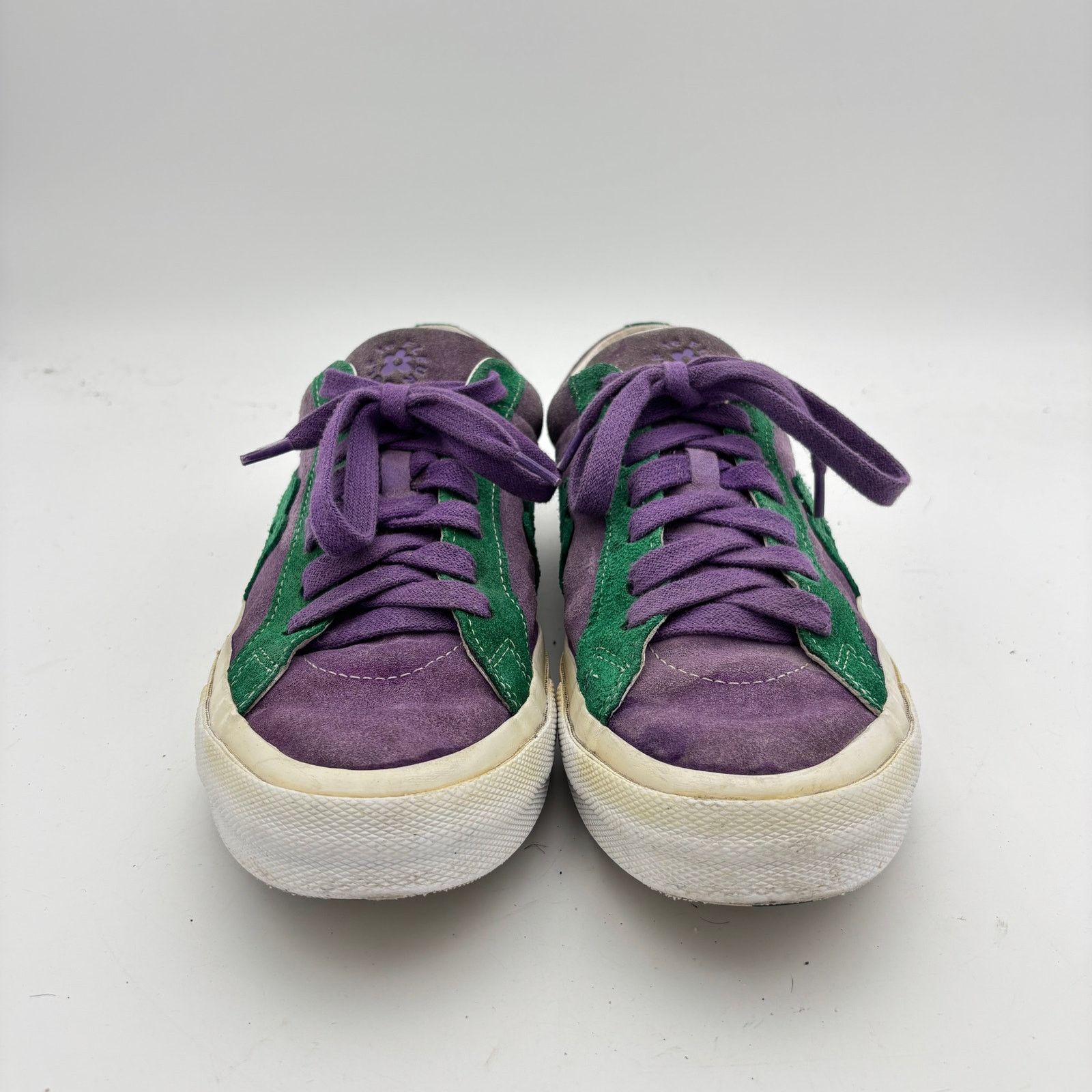 Converse × Golf le Fleur × Tyler The Creator Converse Golf Le Fleur One Star Ox Purple Heart Shoes 12 Size US 12 / EU 45 - 2 Thumbnail