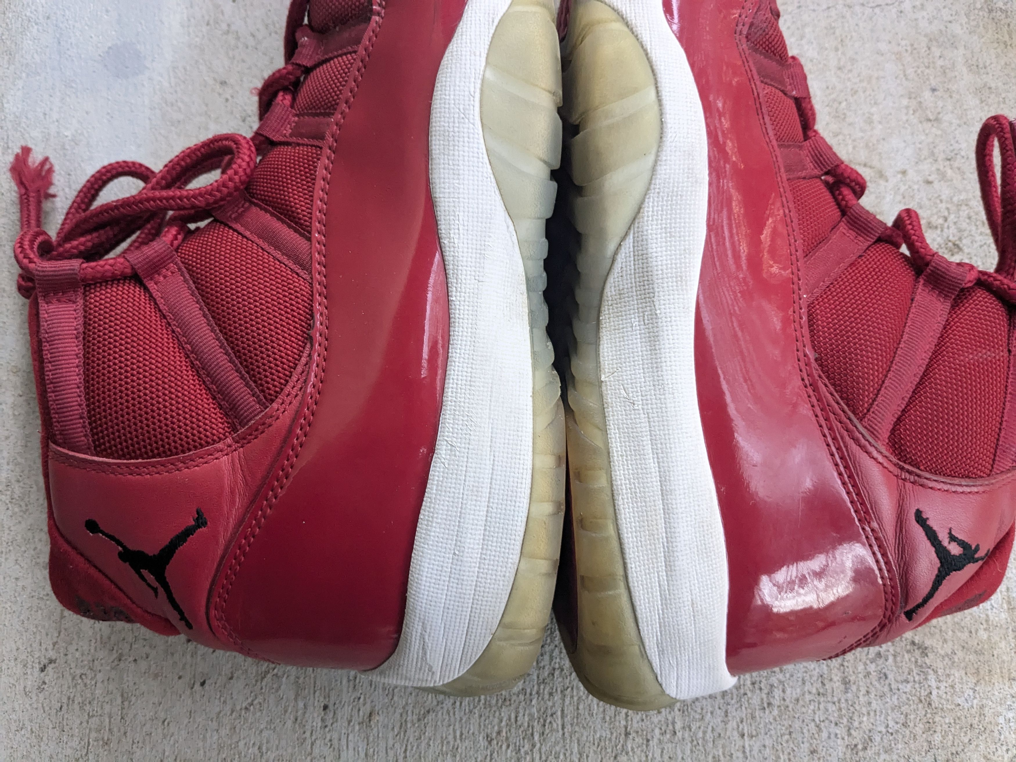 Jordan Brand Nike Air Jordan 11 Retro Win Like 96 378037-623 Red High Size US 11.5 / EU 44-45 - 10 Thumbnail