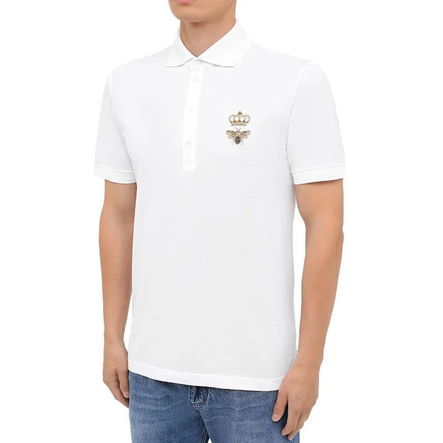 Dolce & Gabbana o1s22i1n0924 Polo Shirt in White Size US S / EU 44-46 / 1 - 2 Thumbnail