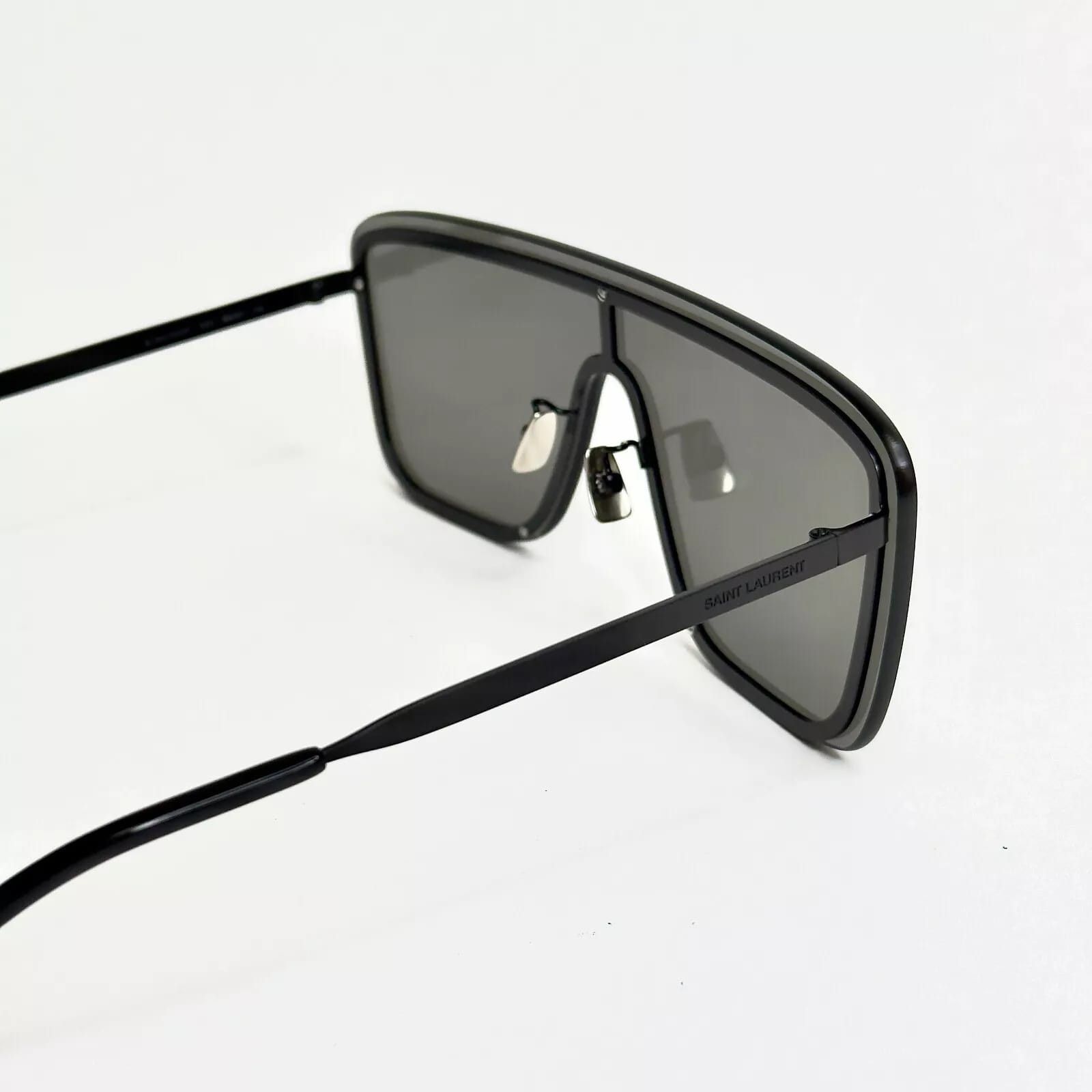 Yves Saint Laurent SAINT LAURENT 364 MASK YSL SL364 003 Black Silver Mirror Size ONE SIZE - 4 Thumbnail