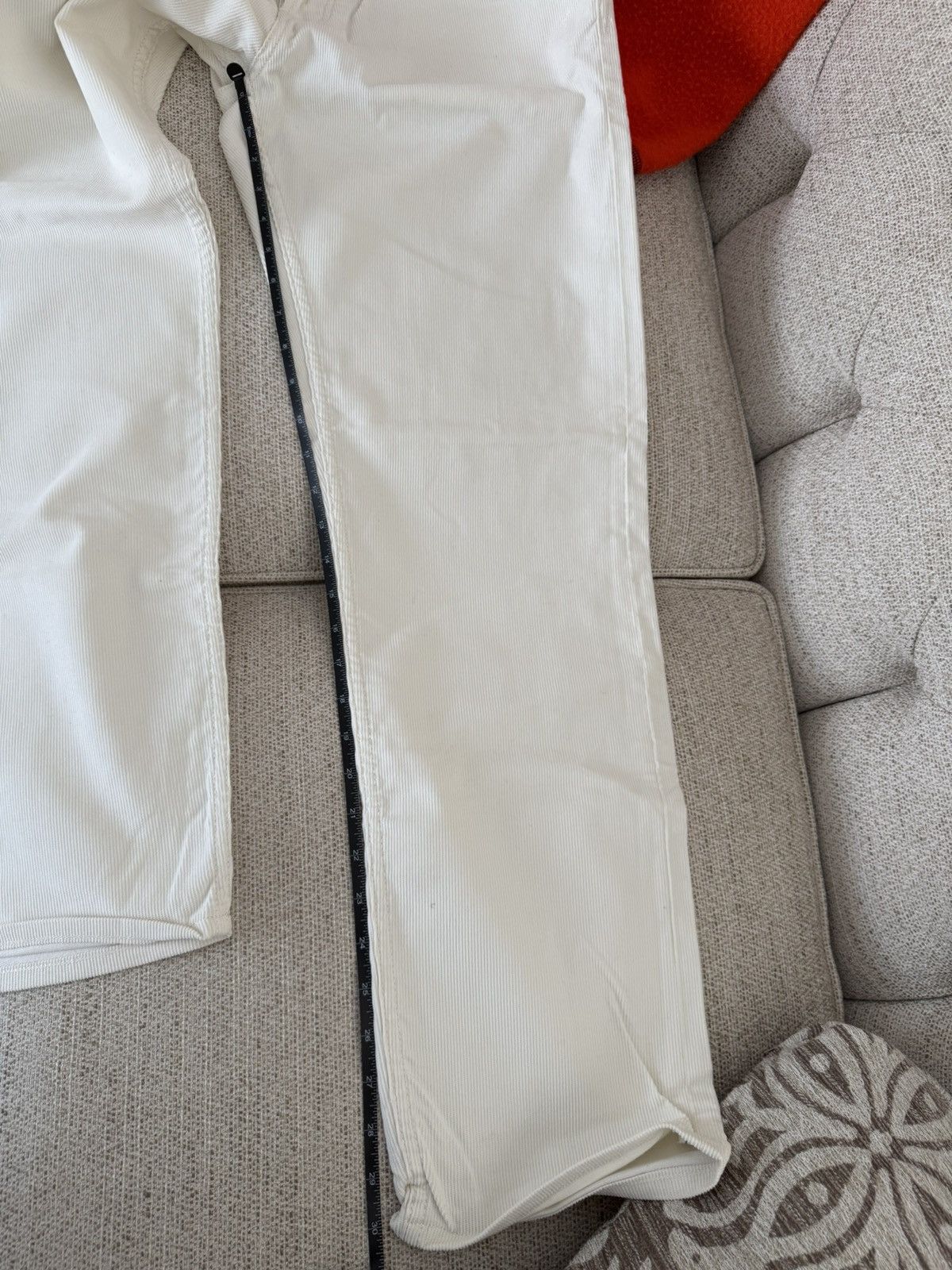 Drake's Drakes 5 pocket selvedge needlecord jean ECRU size 34 Size US 34 / EU 50 - 11 Thumbnail