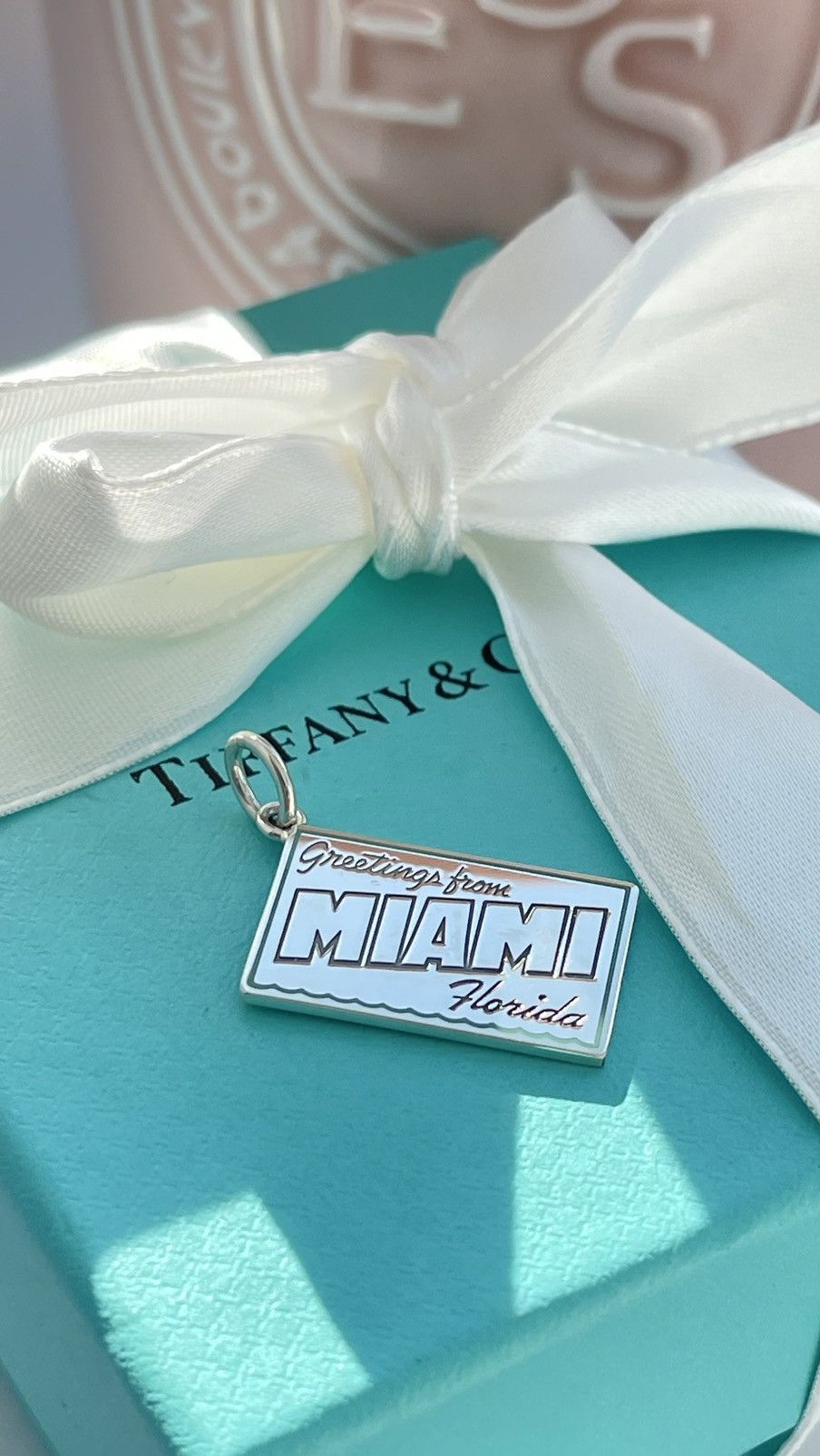 Tiffany & Co. Tiffany Miami Postcard Charm in Sterling Silver NEW with box Size ONE SIZE - 10 Thumbnail