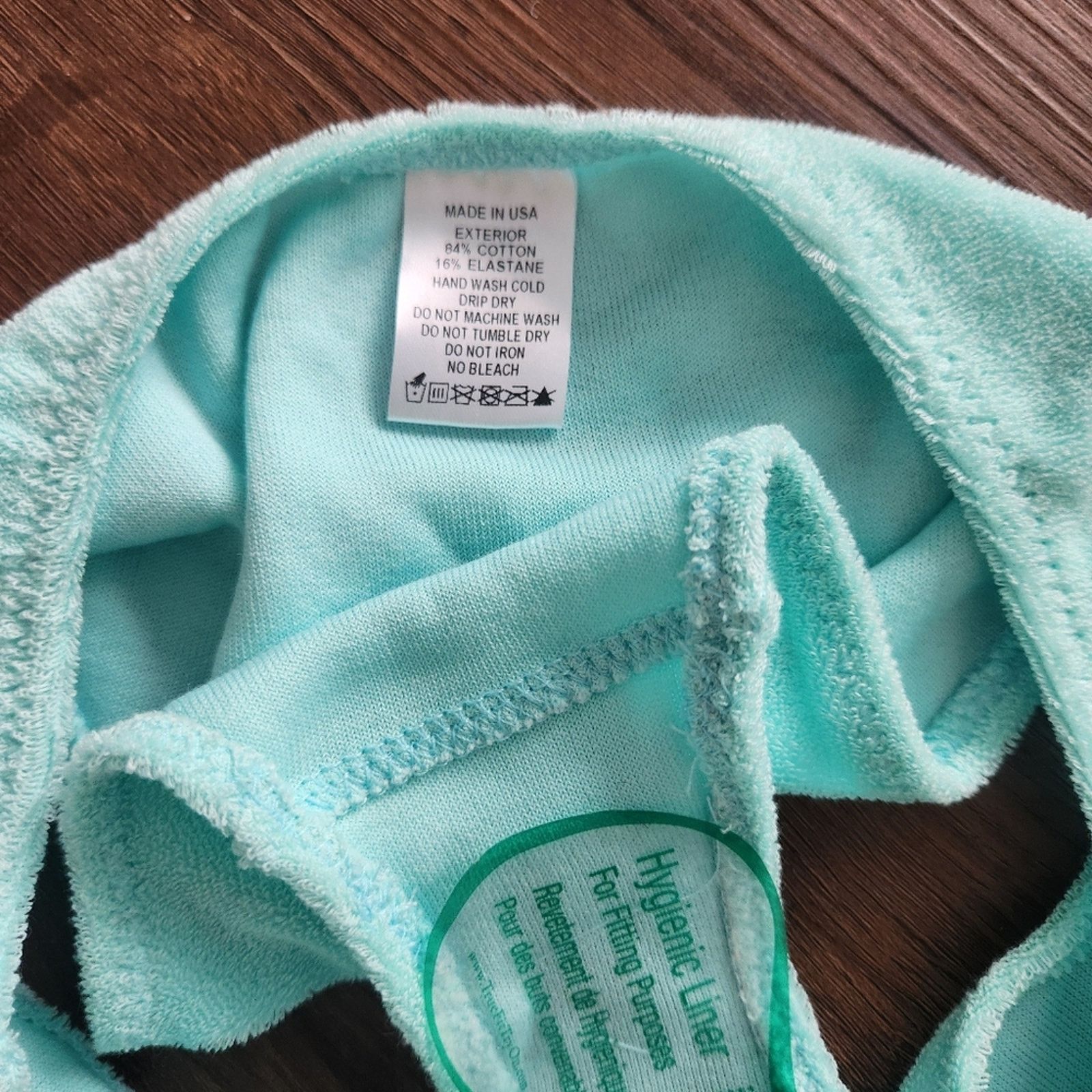 Lisa Marie Fernandez Lisa Marie Fernandez Stretch - Cotton Terry Swimsuit Blue 4 Size ONE SIZE - 8 Thumbnail