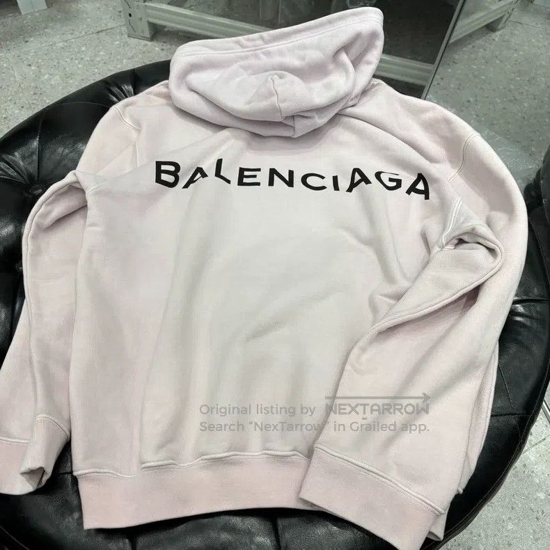 Balenciaga Balenciaga Lilac Letter Logo Multi-Pocket Hoodie Size US XS / EU 42 / 0 - 2 Thumbnail
