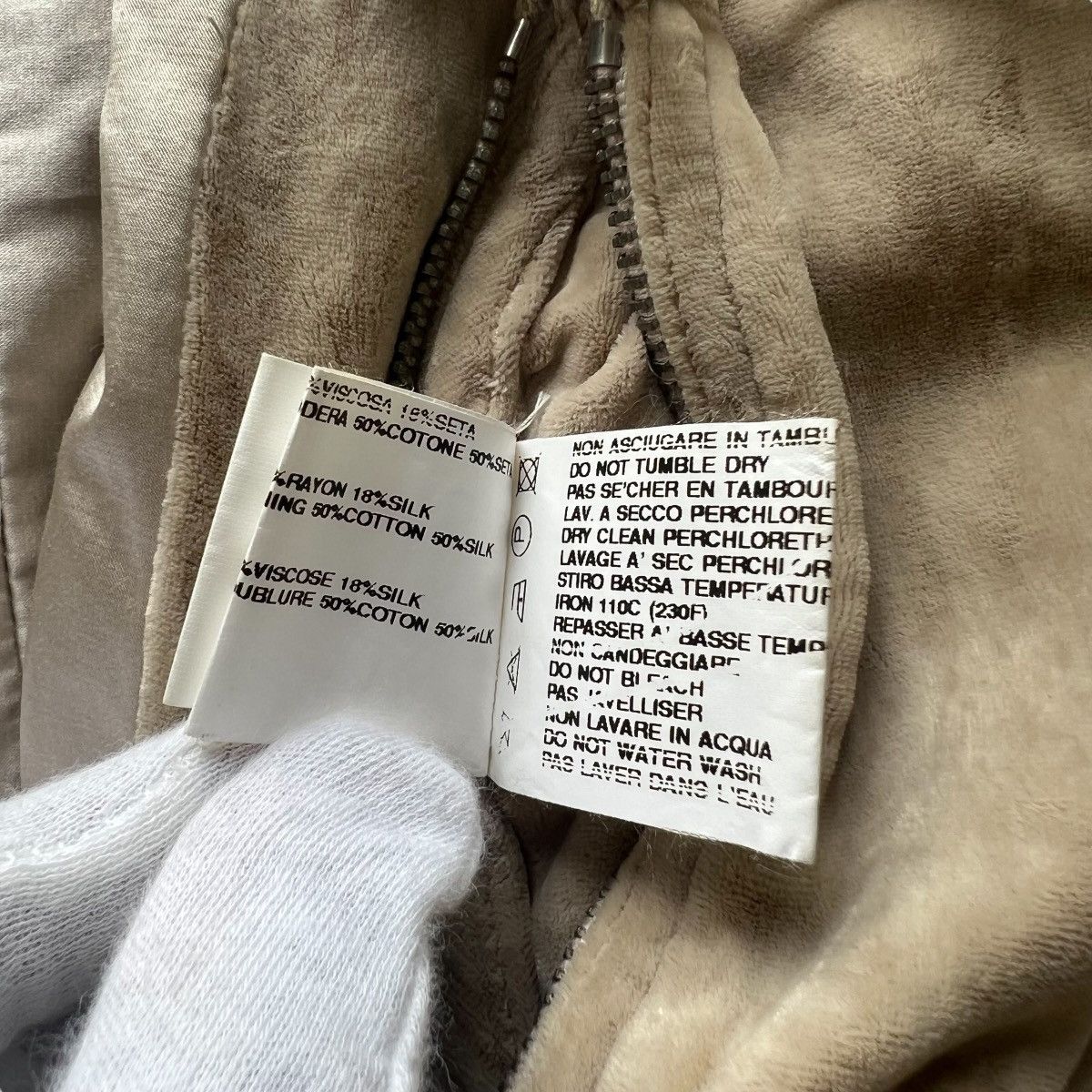 Rick Owens × Rick Owens Drkshdw RICK OWENS 2005AW MOOG VELVET BOMBER JACKET Size US M / EU 48-50 / 2 - 9 Thumbnail