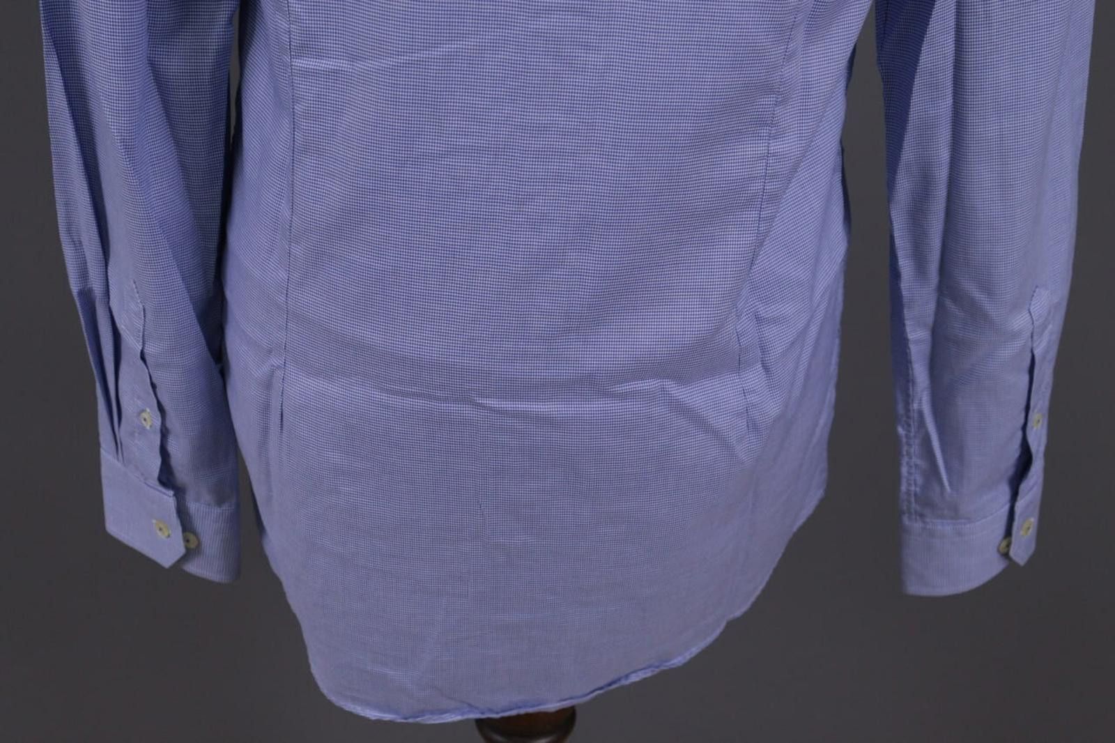 Eton Eton Contemporary Blue Check Extra Shirt 40 / 15.75 Size US M / EU 48-50 / 2 - 12 Thumbnail