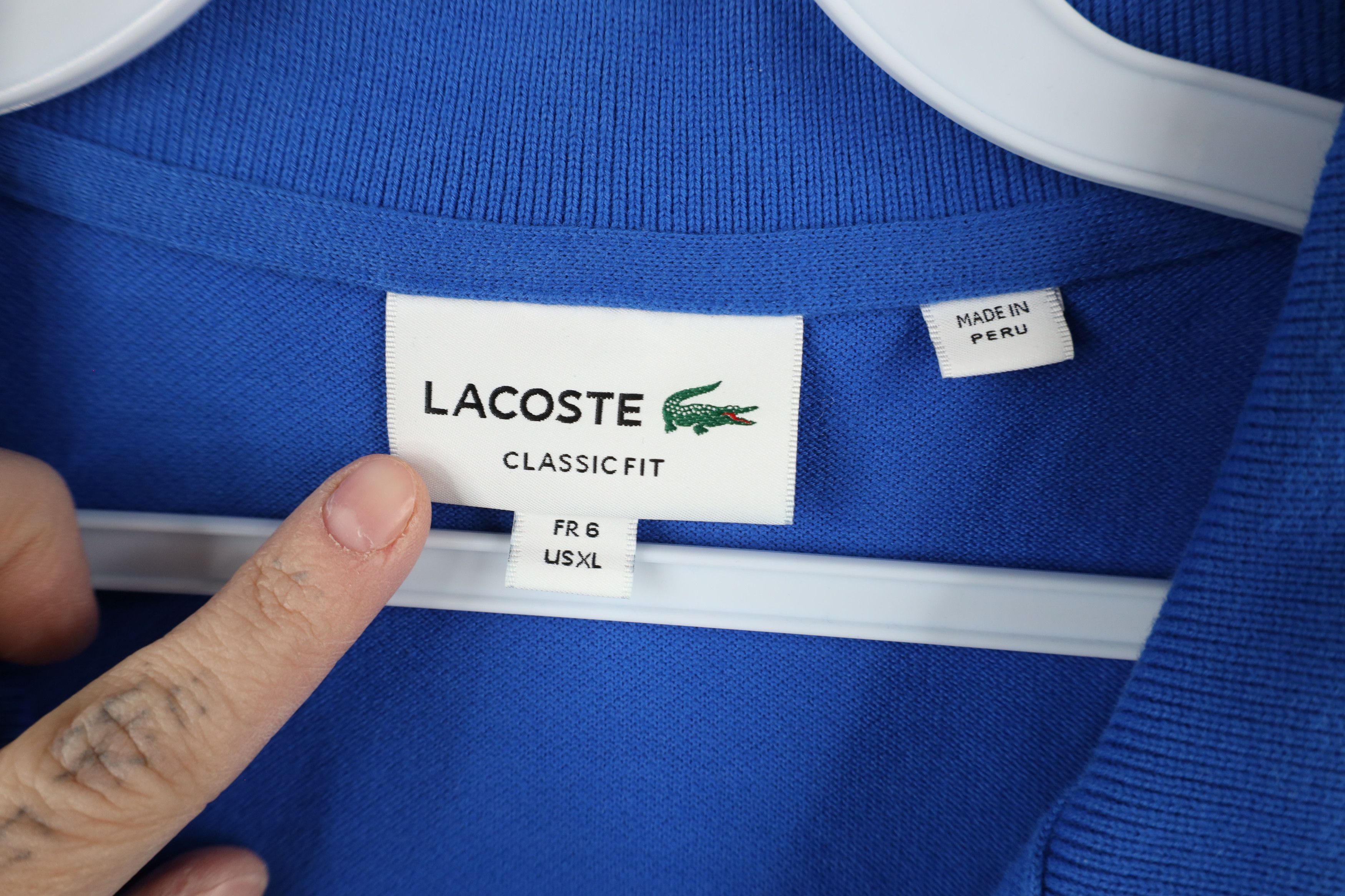 Lacoste × Vintage Lacoste Fit Croc Logo Pique Cotton Short Sleeve Polo Shirt Size US XL / EU 56 / 4 - 7 Thumbnail