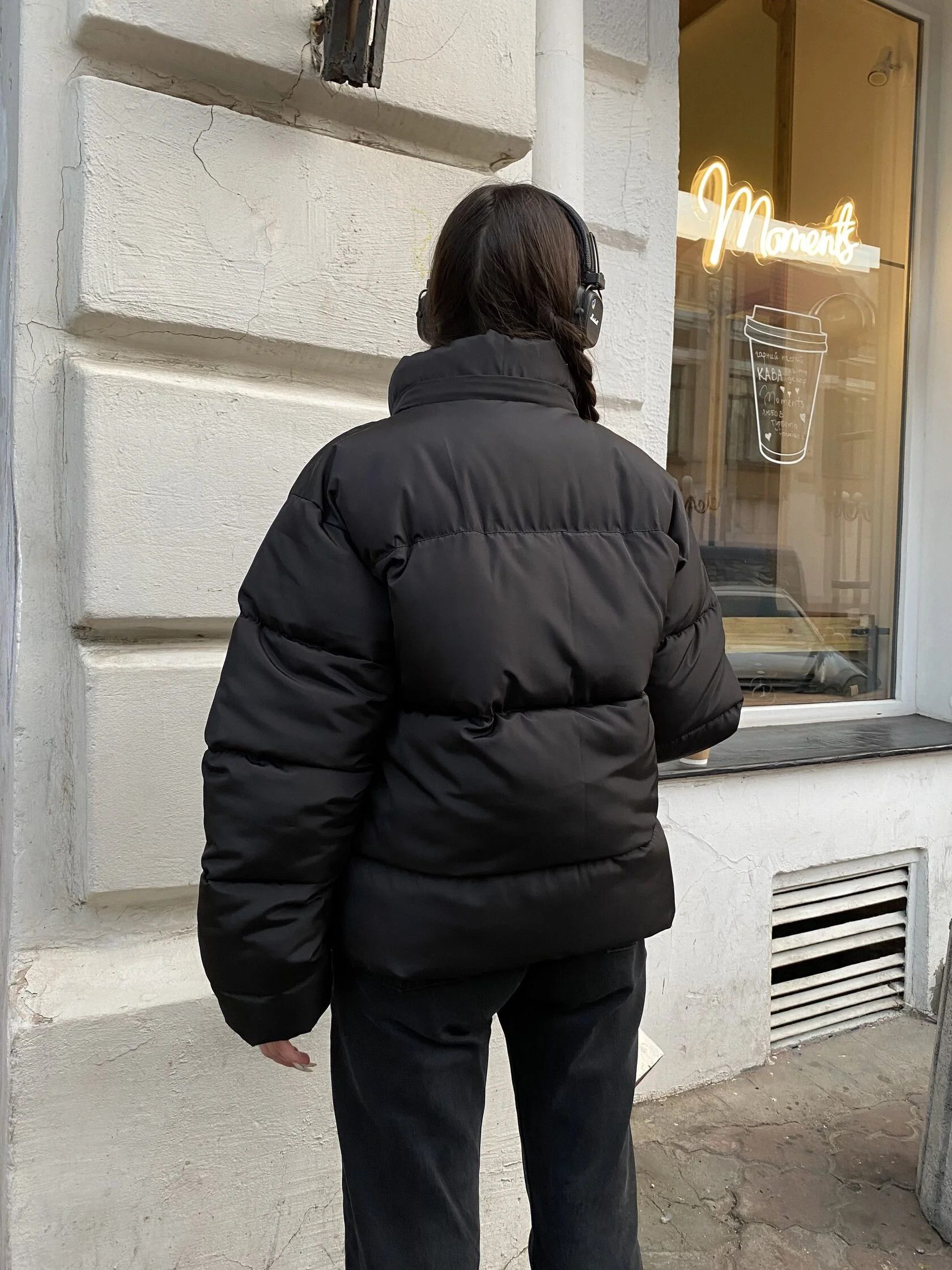 Other Streetwear puffer jacket down black ulika basic y2k Size US XL / EU 56 / 4 - 9 Thumbnail