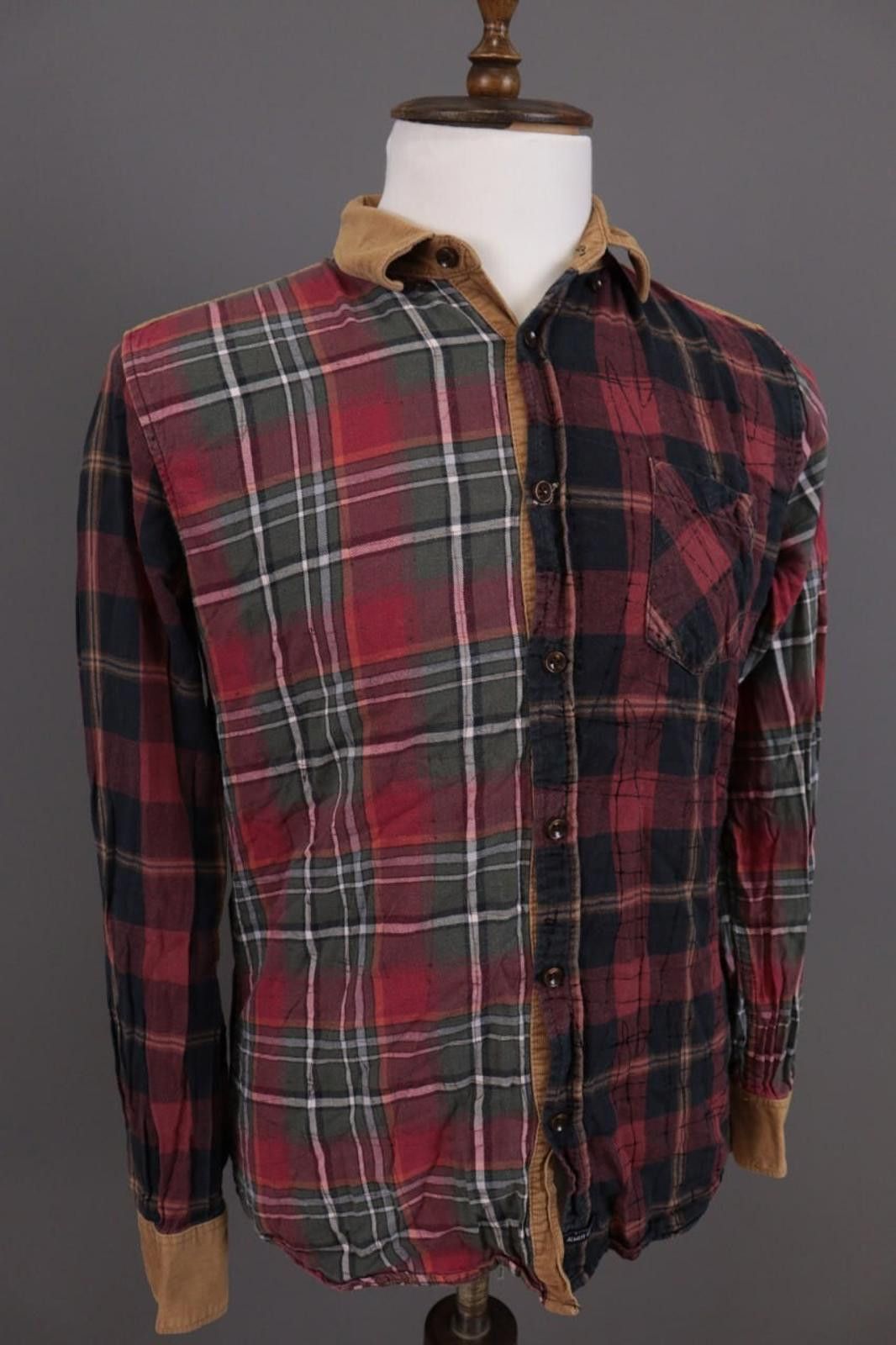 Desigual Desigual Mulricolor Check Flannel Button Down Shirt Size M Size US M / EU 48-50 / 2 - 6 Thumbnail