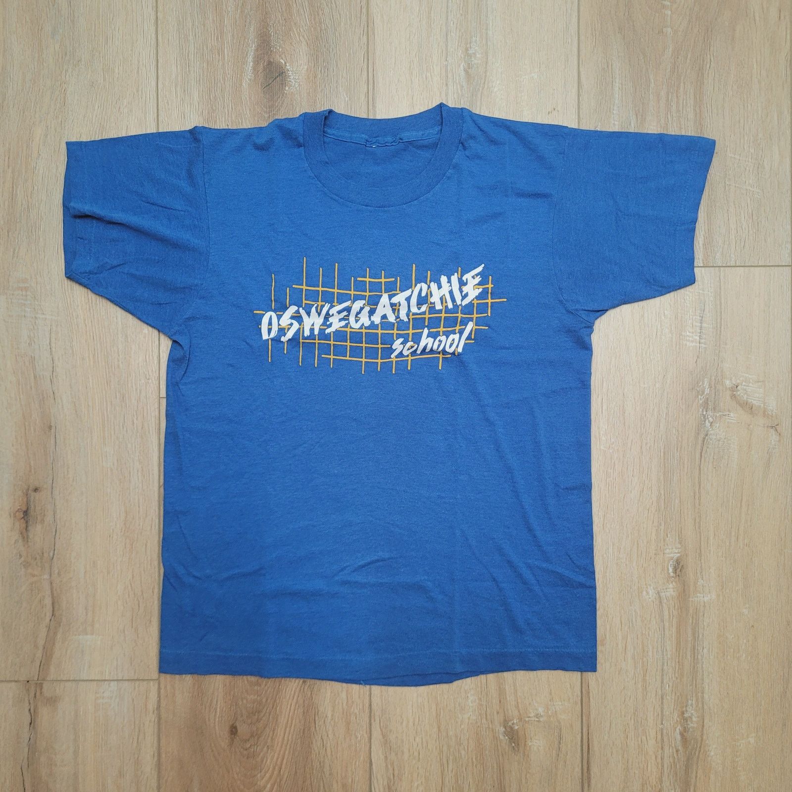 Vintage Oswegatchie School T Shirt VTG 80s Single Stitch Small USA Size US S / EU 44-46 / 1 - 1 Thumbnail