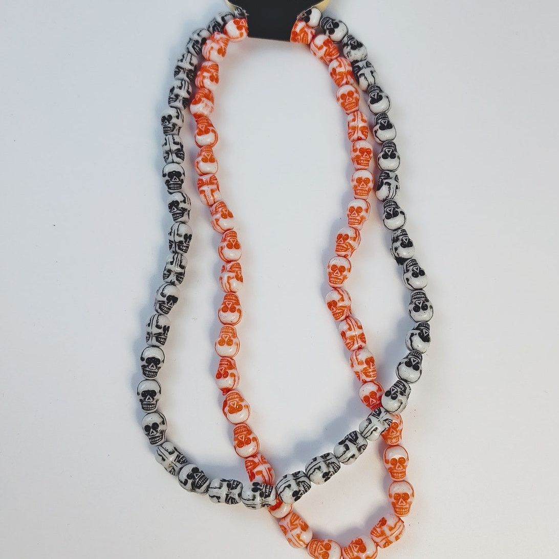 Disney Disneyland Skull Beaded Necklaces Halloween NWT Size ONE SIZE - 2 Thumbnail