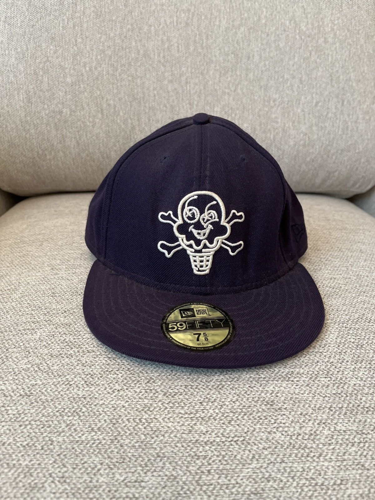 Billionaire Boys Club BBC Cones And Bones Hat Dark Purple Fitted 7 5/8 Size ONE SIZE - 1 Thumbnail