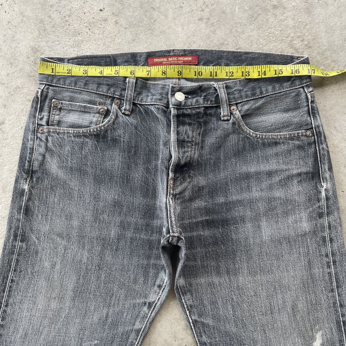 Japanese Brand W34 Vintage Japanese Black Faded Jeans Distressed Pants Size US 34 / EU 50 - 5 Thumbnail