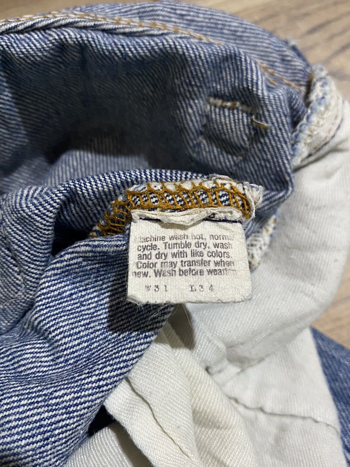 Levi's × Levi's Vintage Clothing × Vintage VINTAGE LEVIS 501 365 DISTRESSED JEANS Size US 29 - 10 Thumbnail