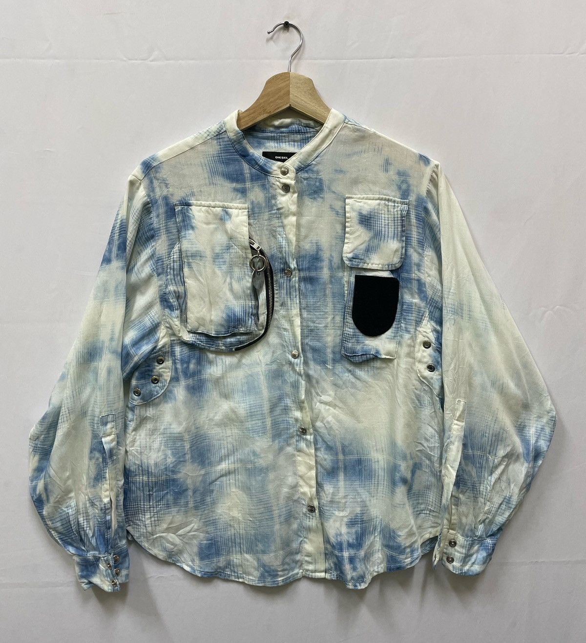 Diesel DIESEL MULTIPOCKET SHIRT CHECKERED Size US XXS / EU 40 - 1 Thumbnail