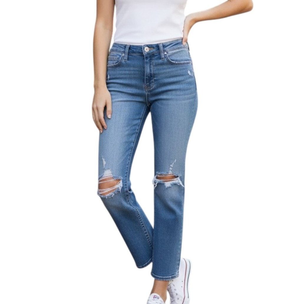 J.Crew J.Crew 9" Billie Demi Boot High-Rise Cropped Jeans, 25 Size 25" / US 0 / IT 36 - 1 Thumbnail