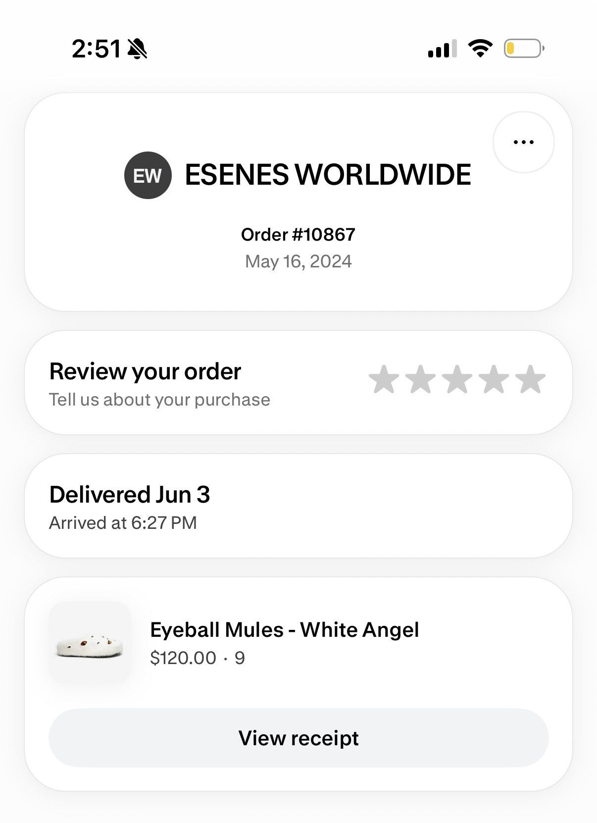 ESENES WORLDWIDE ESENES WORLDWIDE EYEBALL MULE Size US 9 / EU 42 - 8 Thumbnail