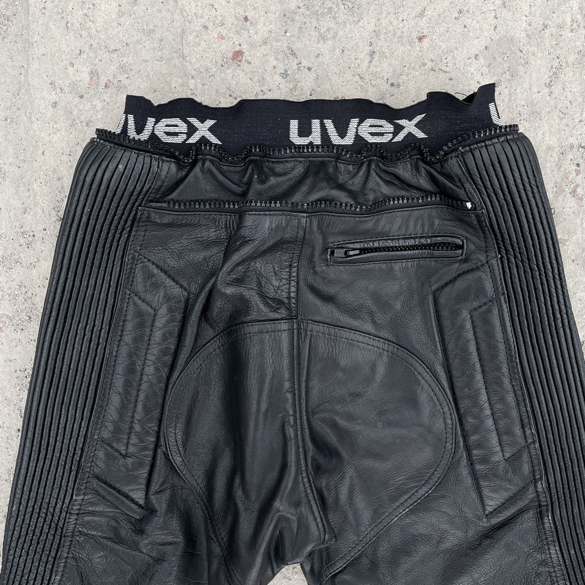 Vintage Vintage Moto Leather Pants Uvex 48 Size 90s Y2K USA Size US 30 / EU 46 - 11 Thumbnail