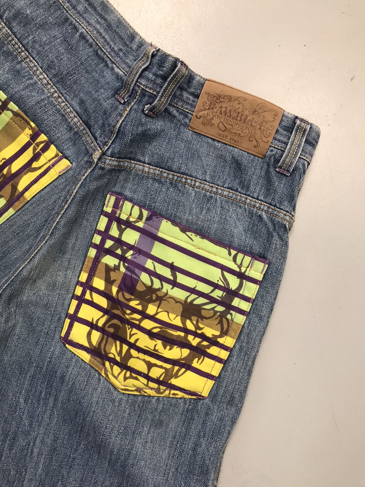 Southpole Vintage Rawblue embroidered denim Size US 34 / EU 50 - 12 Thumbnail