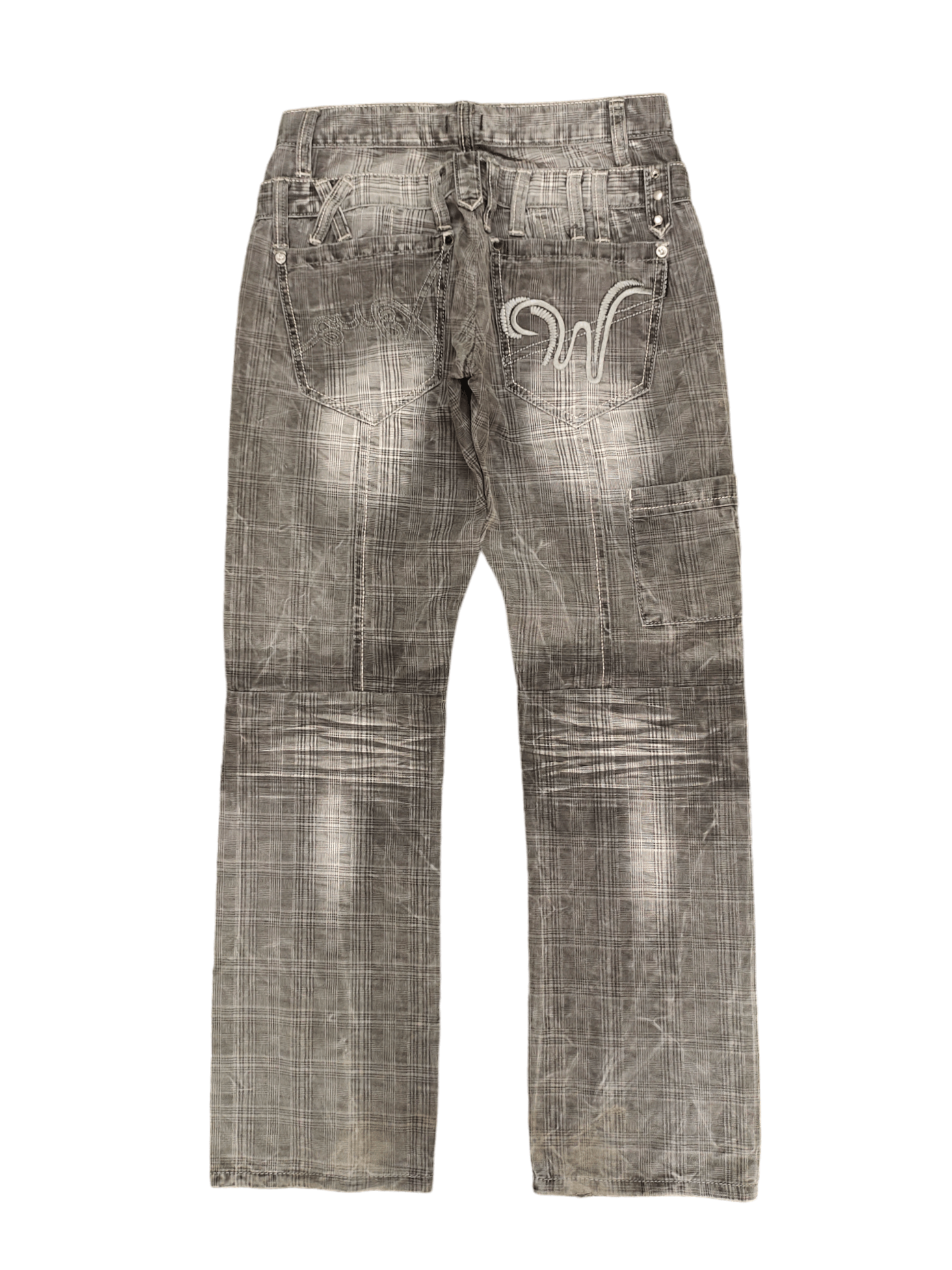 If Six Was Nine Cipo & Maxx Double Waist Cut & Sew Jeans Doublet Styles Size US 32 / EU 48 - 7 Thumbnail