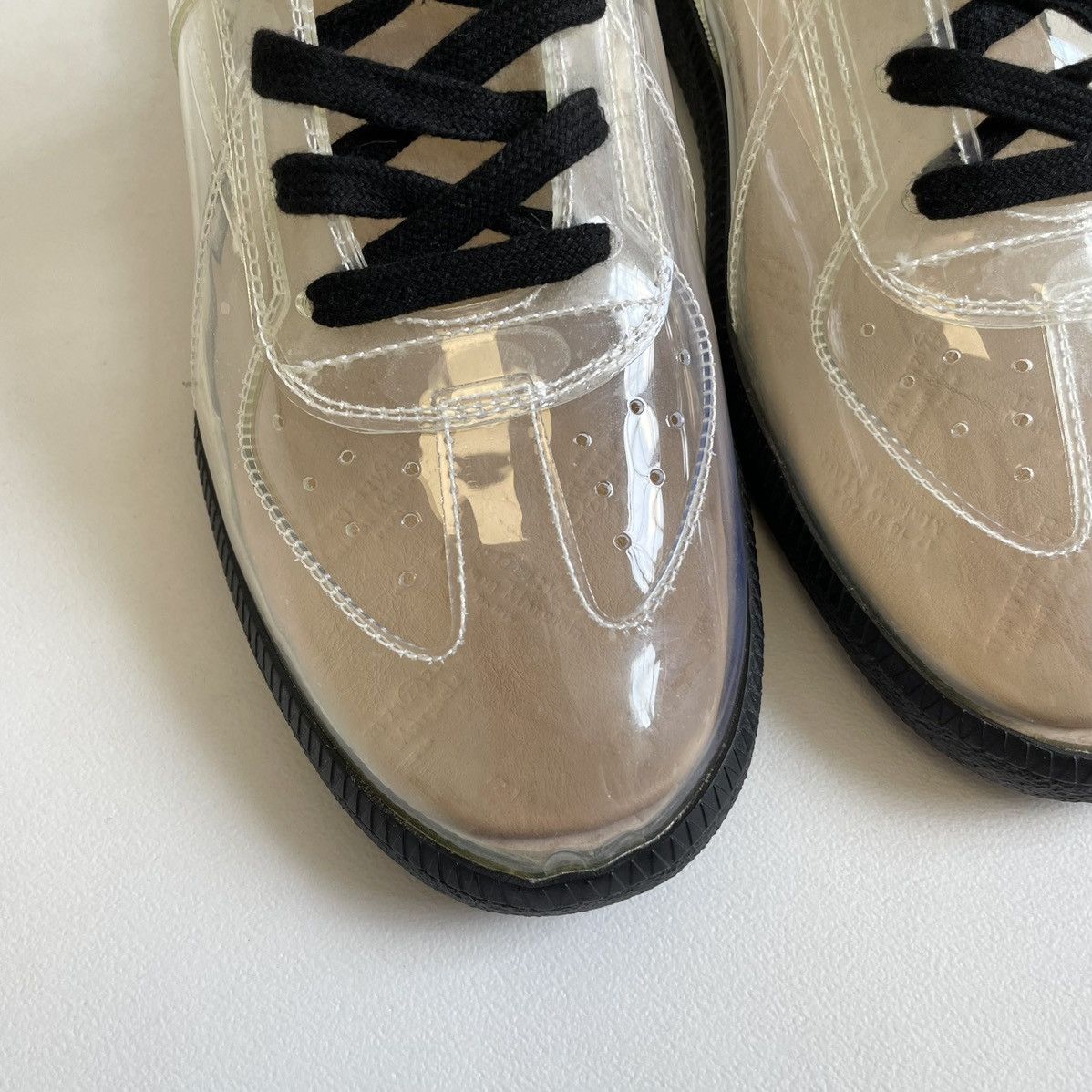 Maison Margiela S/S 21 Clear PVC GAT Sneakers Size US 10 / EU 43 - 8 Thumbnail