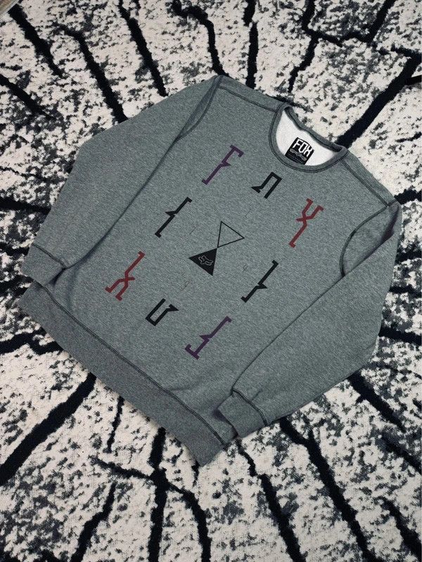 Other Fox crewneck sweatshirt gray XL enduro Size US XL / EU 56 / 4 - 2 Thumbnail