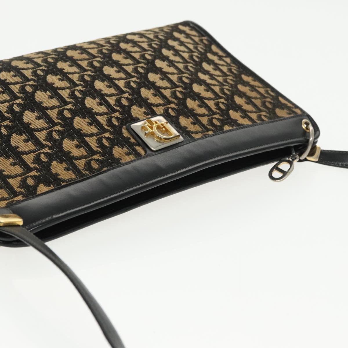 Dior DIOR Trotter Canvas Shoulder Bag Navy Size ONE SIZE - 6 Thumbnail