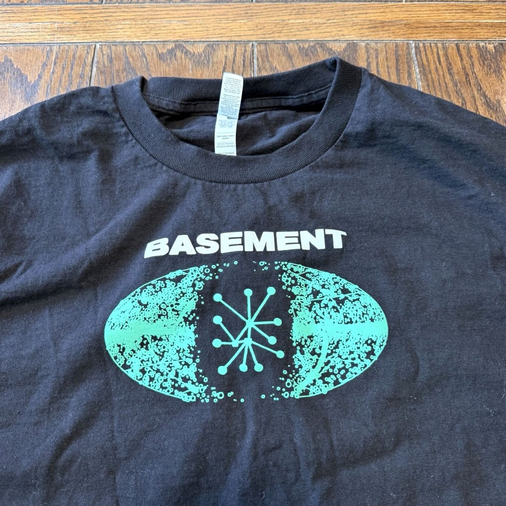 Vintage Basement Further Sky Long Sleeve T Shirt Men’s Large Black Cotton Graphic Print Crew Neck Band Mens Logo Size US L / EU 52-54 / 3 - 2 Thumbnail
