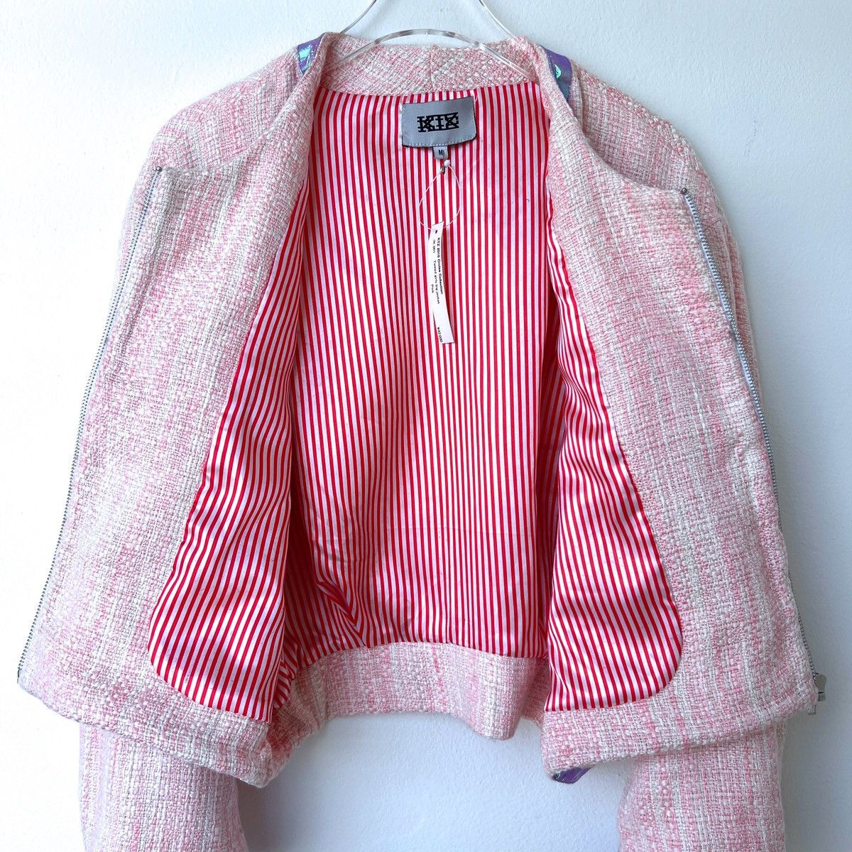 KTZ KTZ Kokon To Zai Pink tweed Bomber Jacket 2014 Cruise Size M / US 6-8 / IT 42-44 - 14 Thumbnail