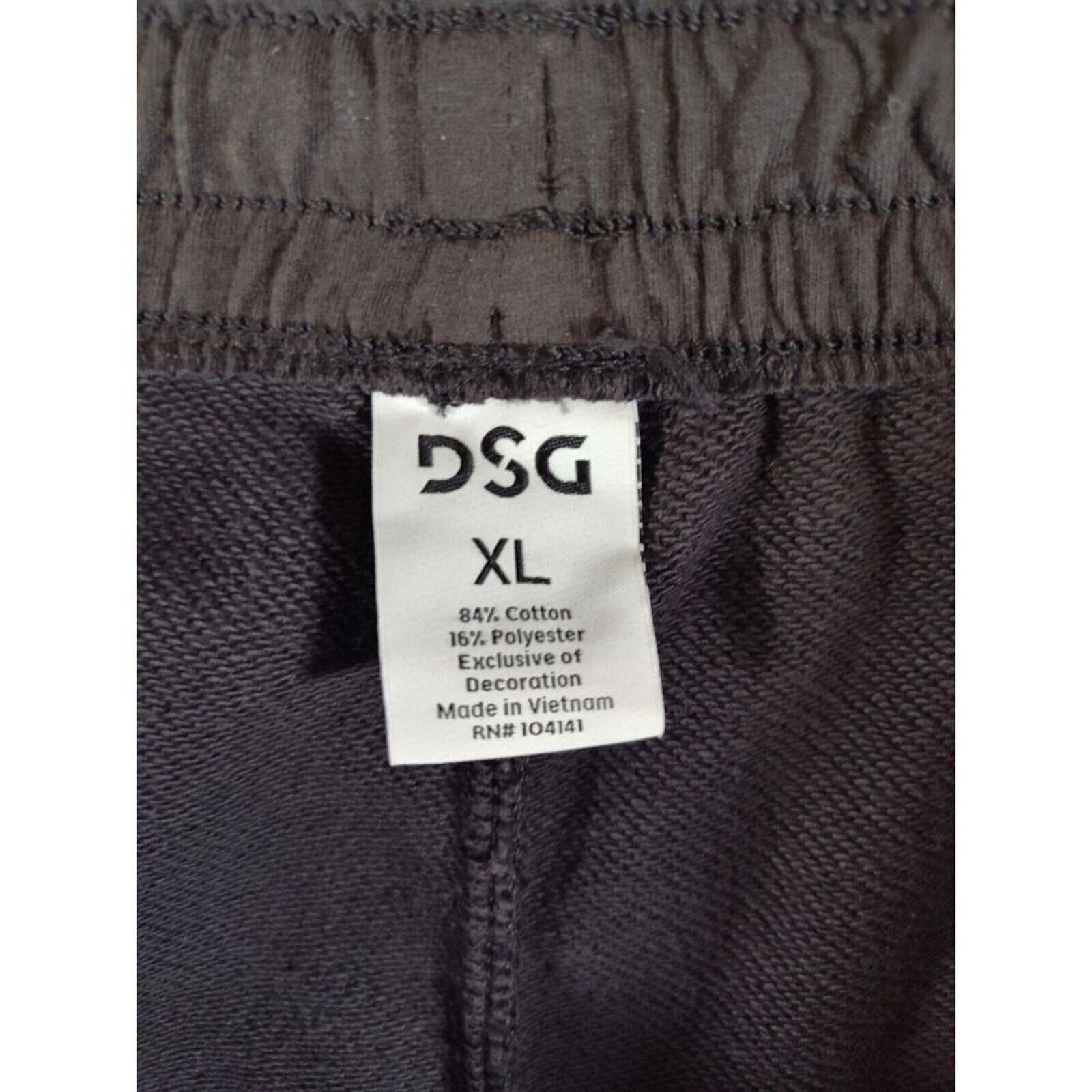 CSG DSG French Terry Jogger Pants Mens XL Black Training pockets Size US 36 / EU 52 - 7 Thumbnail