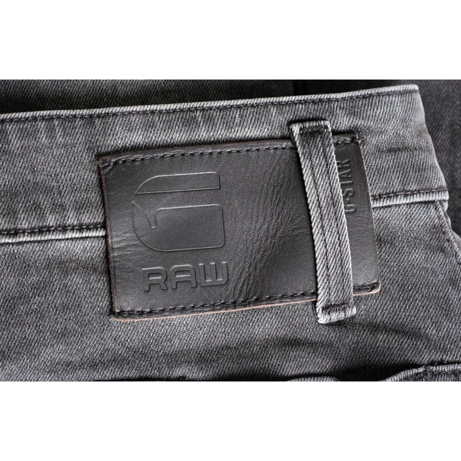 G-Star G-STAR SCUTAR 3D SLIM TAPERED Stretch Jeans Men 32/34 Grey DZ6879 Denim Cotton Elastane 5-Pocket Signature Logo Jeans Mens Size US 32 / EU 48 - 4 Thumbnail