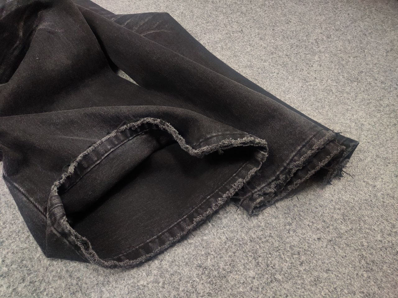 If Six Was Nine JC Official JCAESAR super baggy Black Denim Jeans LGB rick Size US 34 / EU 50 - 11 Thumbnail