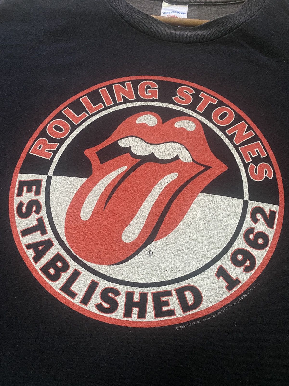 Band Tees × The Rolling Stones × Vintage ‼️RARE‼️VINTAGE ROLLING STONES ESTABLISHED AT 1962 SHIRT TER🔥 Size US L / EU 52-54 / 3 - 6 Thumbnail