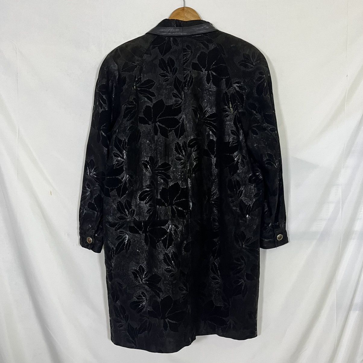 If Six Was Nine VINTAGE FURLIER SUEDE LEATHER DOUBLE BREASTED COAT Size US L / EU 52-54 / 3 - 10 Thumbnail