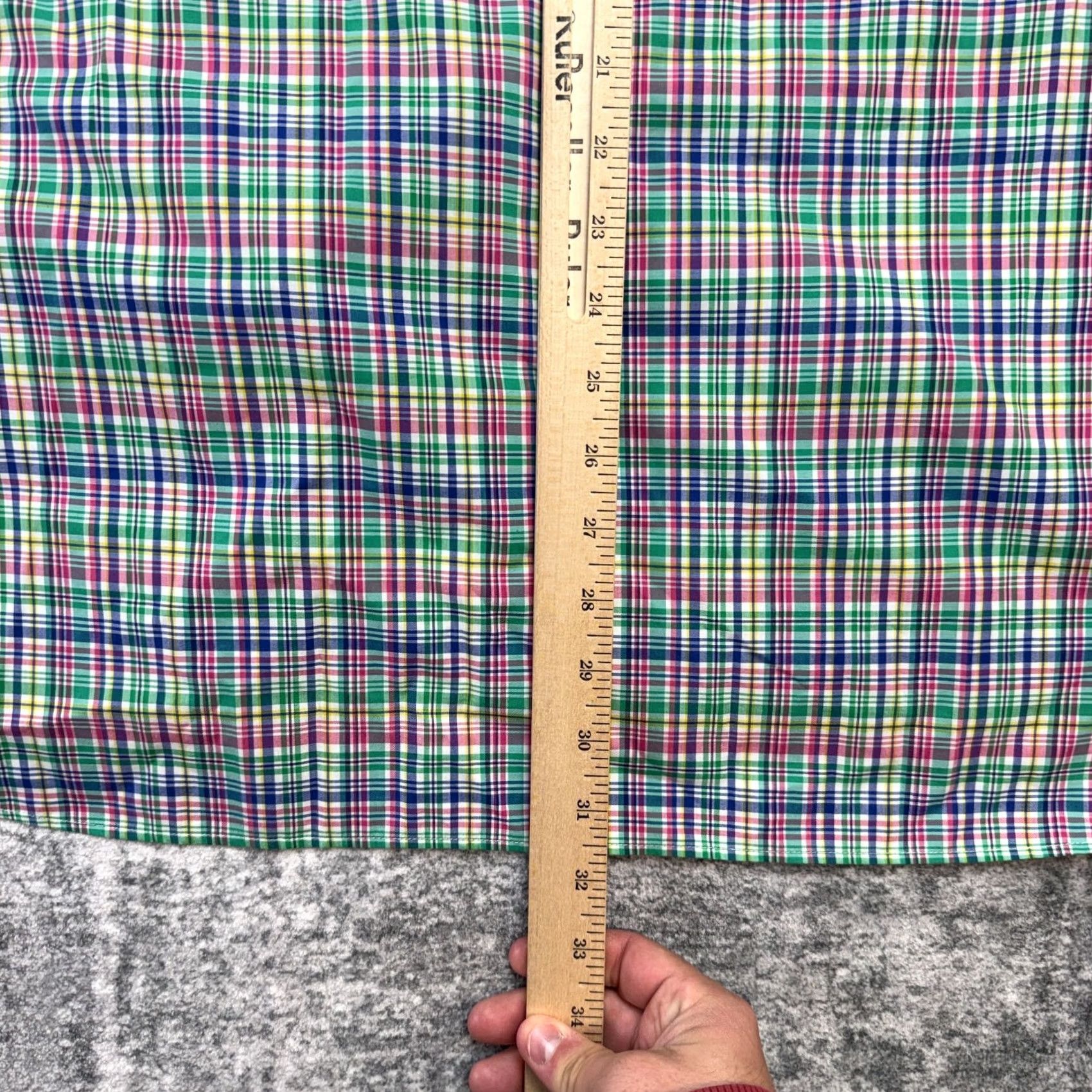Polo Ralph Lauren Polo Ralph Lauren Shirt Mens L Colorful Bright Plaid Cotton Stretch Preppy Size US L / EU 52-54 / 3 - 7 Thumbnail