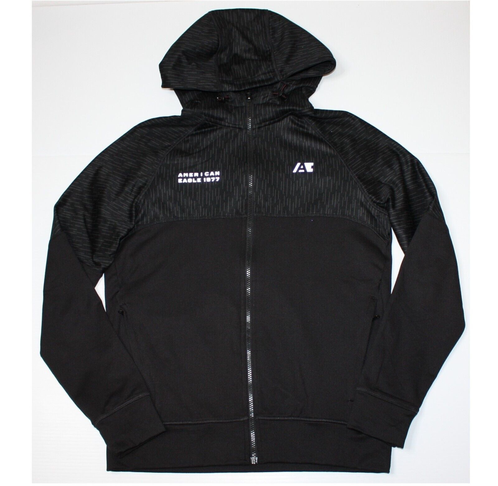 American Eagle Outfitters Young Men's AE Performance Fleece Hoodie in Charcoal size S Size US S / EU 44-46 / 1 - 1 Thumbnail