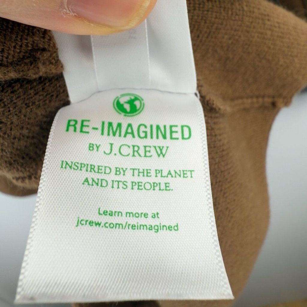 J.Crew J. CREW Cecile Heritage Merino Knit Brown Sweater Blazer XS Size XS / US 0-2 / IT 36-38 - 9 Thumbnail