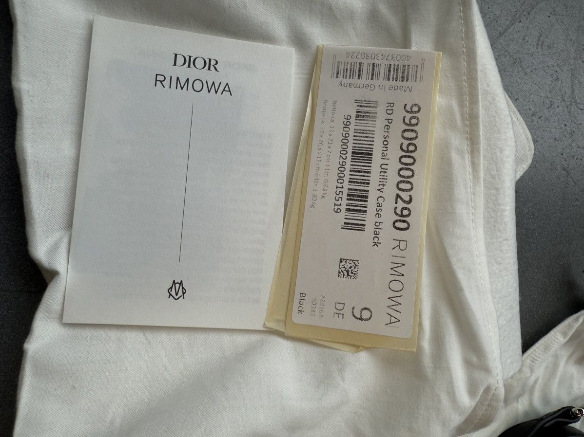 Rimowa Dior RIMOWA Personal Clutch On Strap Aluminum Black Size ONE SIZE - 13 Thumbnail