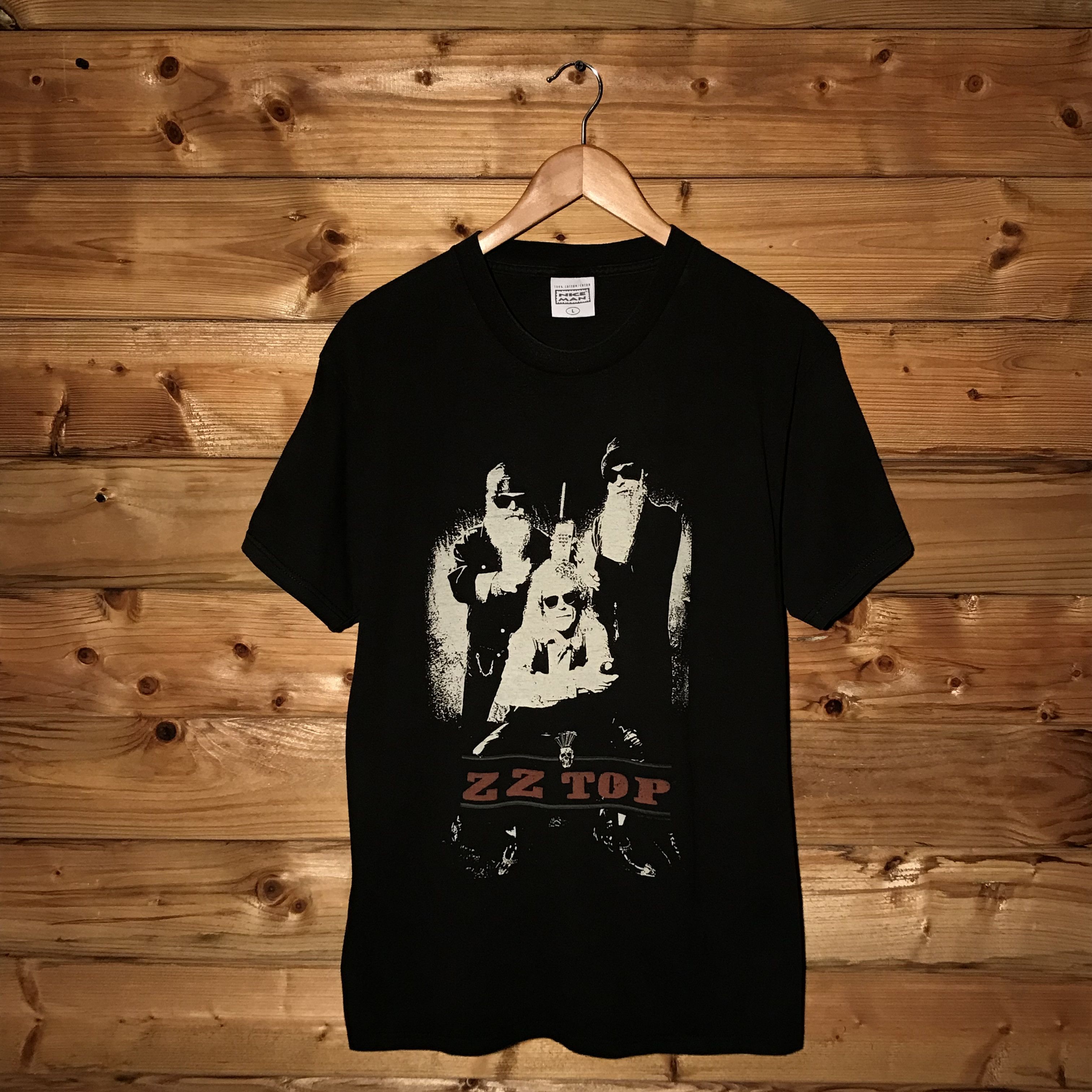 Band Tees × Vintage 90s Vintage ZZ Top Insist On The Originals Band T Shirt Size US L / EU 52-54 / 3 - 1 Thumbnail