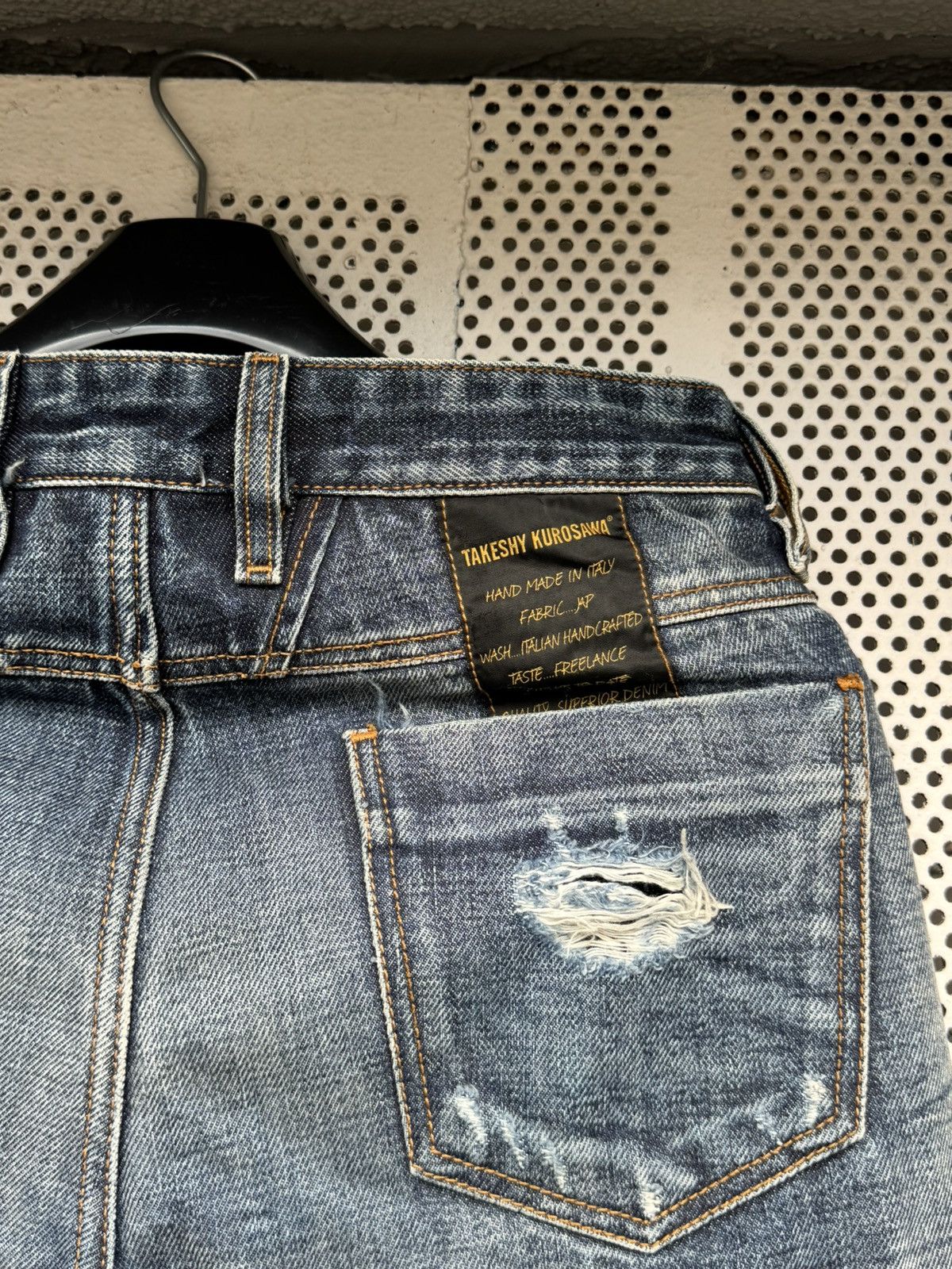 Takeshy Kurosawa Takeshy Kurosawa Handmade Jeans Blue Size US 32 / EU 48 - 16 Thumbnail