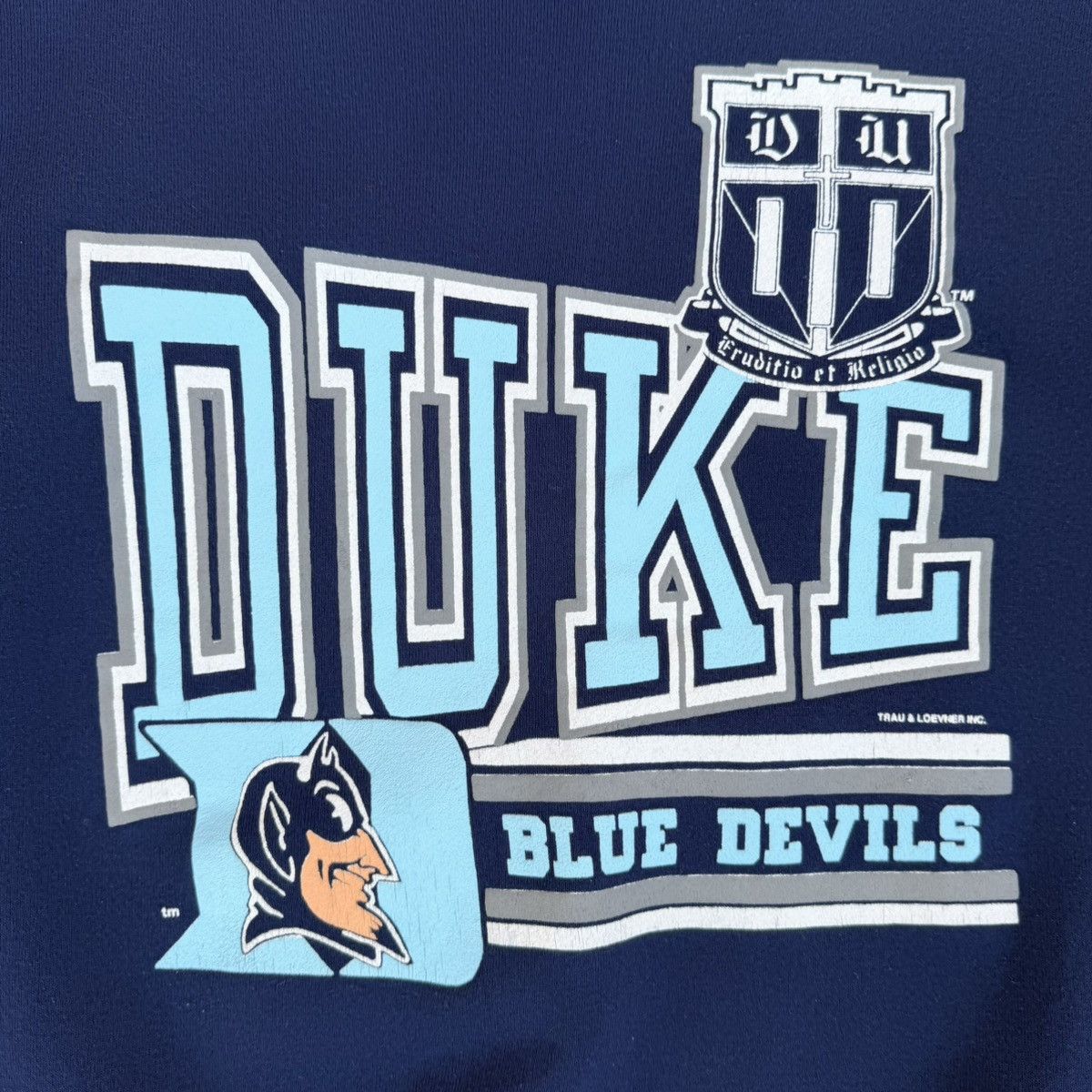 Other Vintage 90s Duke University Blue Devils Crewneck Sweatshirt Size US M / EU 48-50 / 2 - 4 Thumbnail