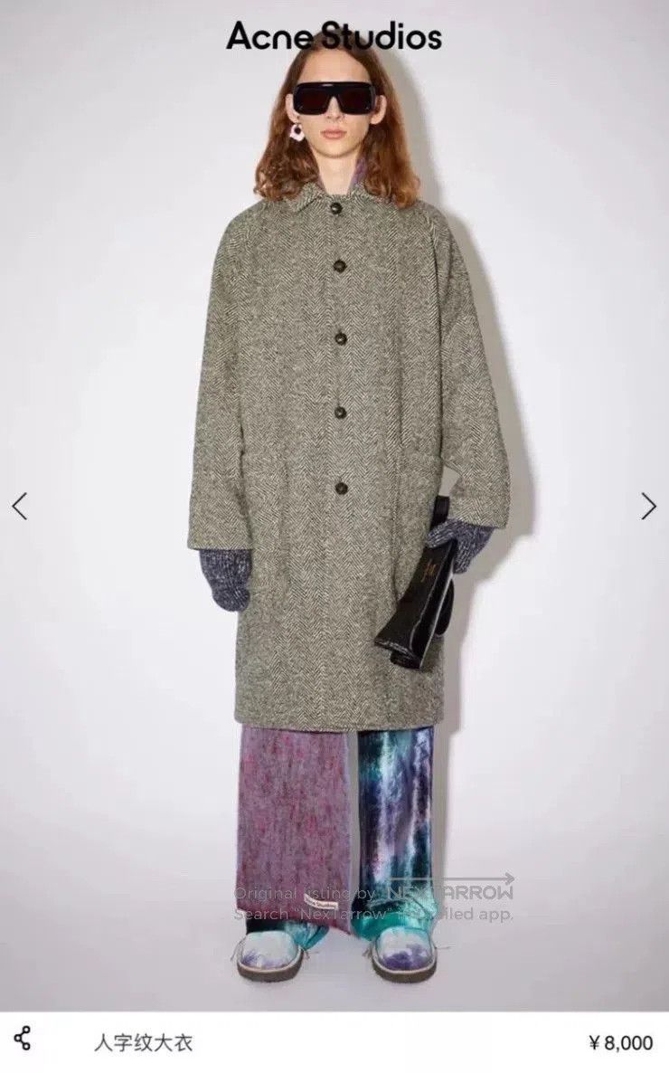 Acne Studios Acne Studios Wool Overcoat Size 44. Size US S / EU 44-46 / 1 - 7 Thumbnail