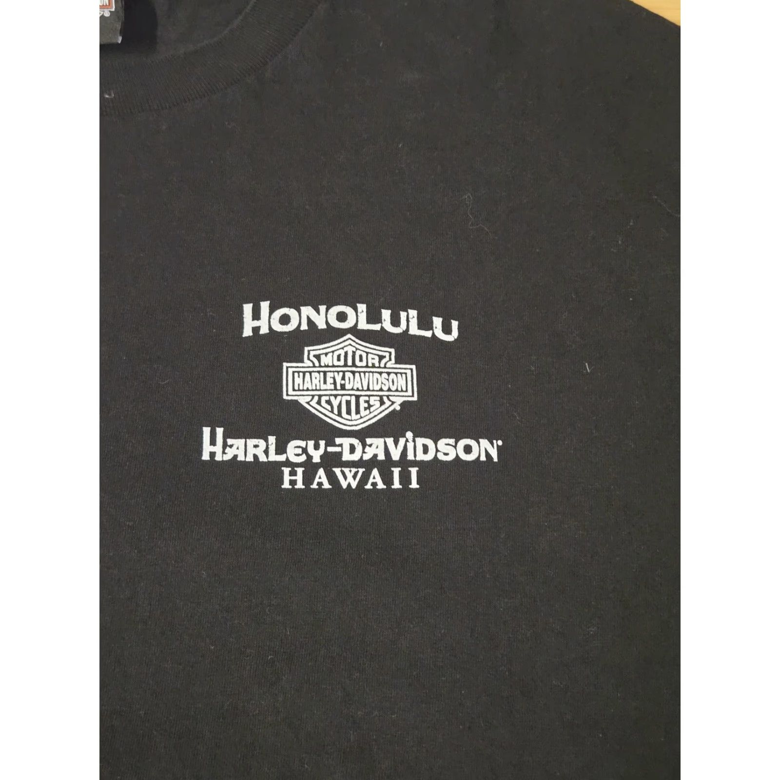 Harley Davidson Harley-Davidson Shirt Mens 2XL Black Honolulu Hawaii Motorcycle Beach Graphic 2014 Size US XXL / EU 58 / 5 - 2 Thumbnail