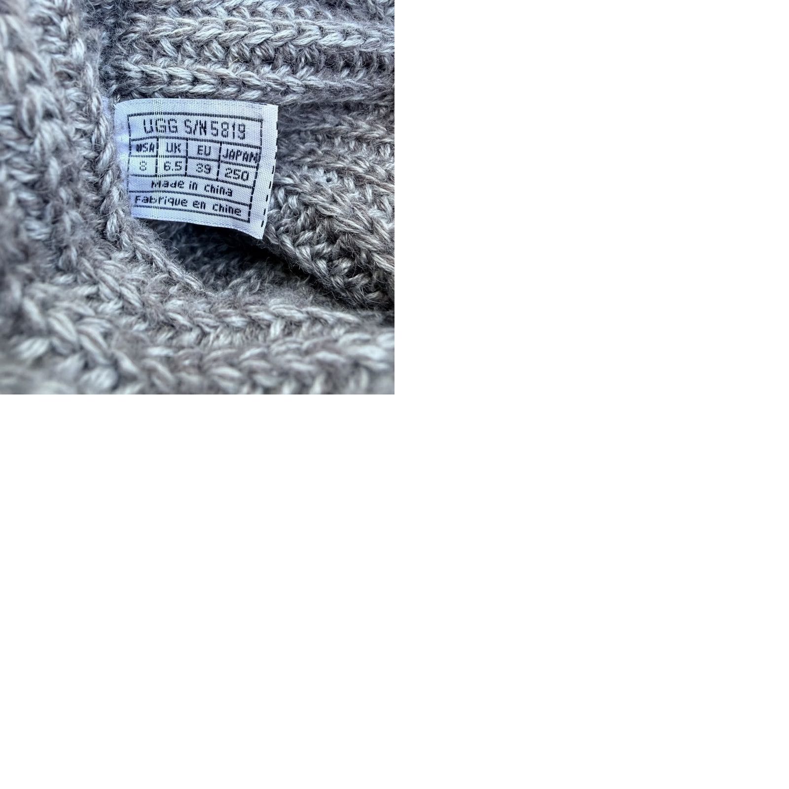 Ugg UGG Australia Cardy Boot Knit Mid-Calf Gray 8 M Womens Boots Casual Fall Winter 80s? Size M / US 6-8 / IT 42-44 - 9 Thumbnail