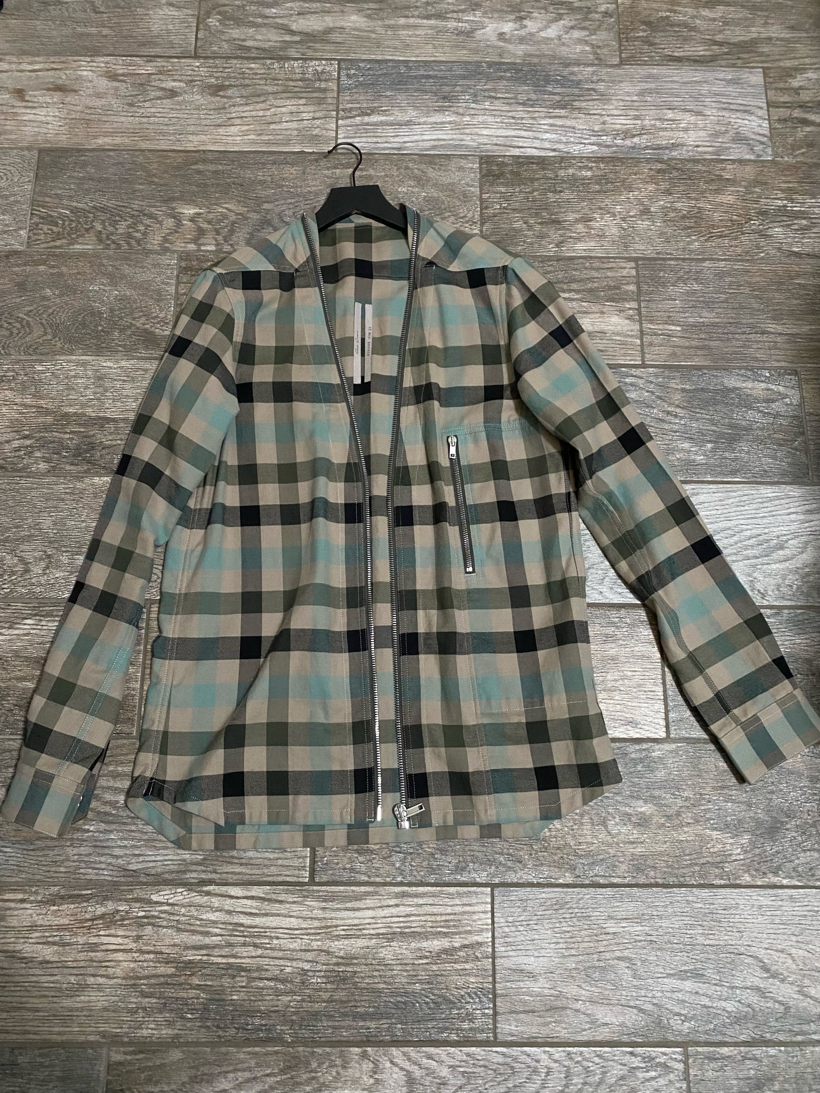 Rick Owens STROBE F/W 22 ジップラリーシャツ Rick Owens STROBE F/W 22 ジップラリーシャツ