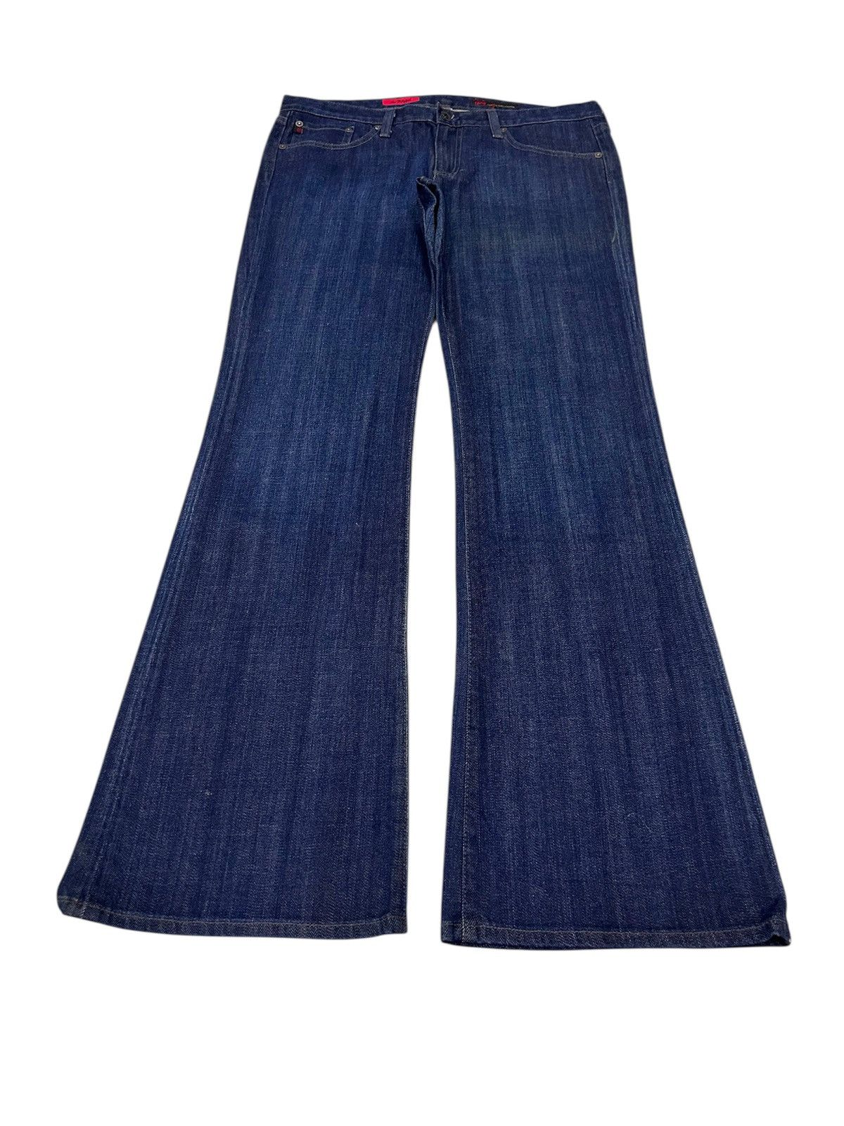 AG Adriano Goldschmied × Designer Vintage y2k AG ADRIANO GOLDSCHMIED Denim Flare Jeans Size US 35 - 8 Thumbnail
