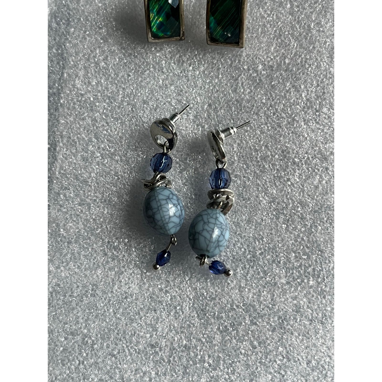 Other Set of 2 Fun, Blue Post Earrings Size ONE SIZE - 2 Thumbnail