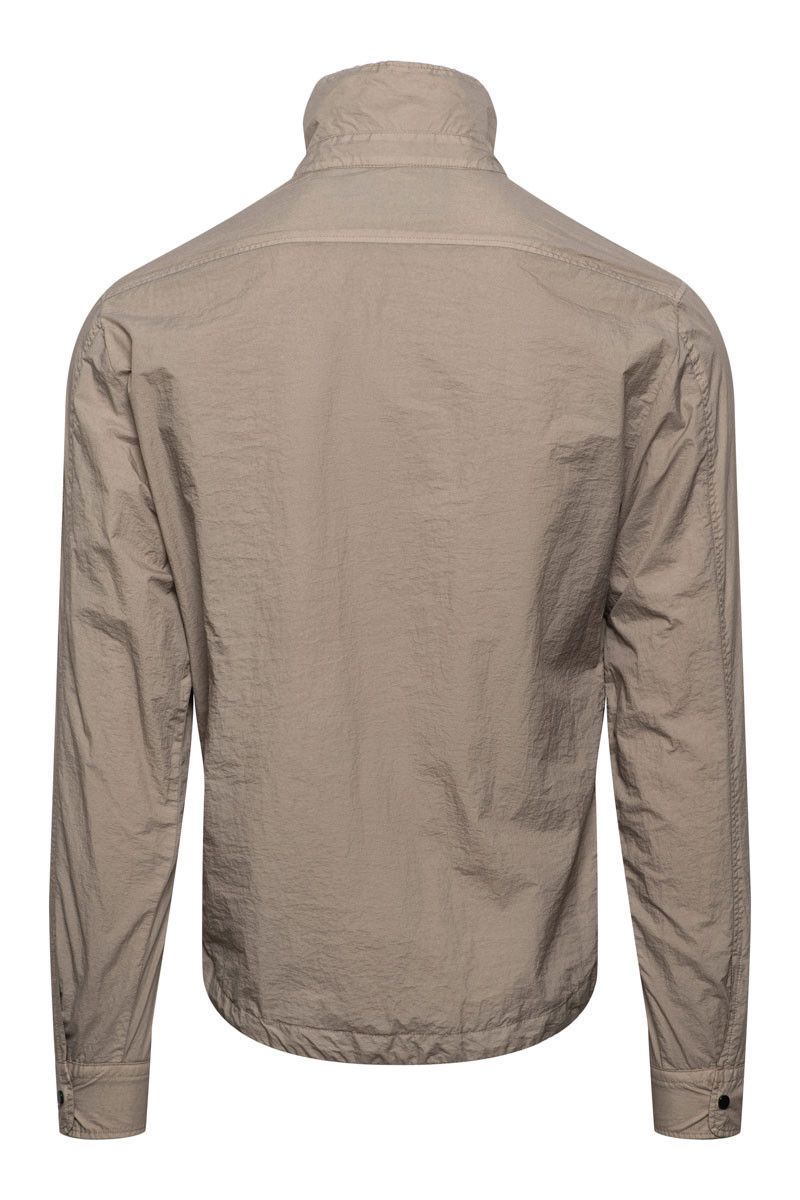 C.P. Company o1y1224 Logo Turtleneck Jacket in Beige Size US XS / EU 42 / 0 - 2 Thumbnail