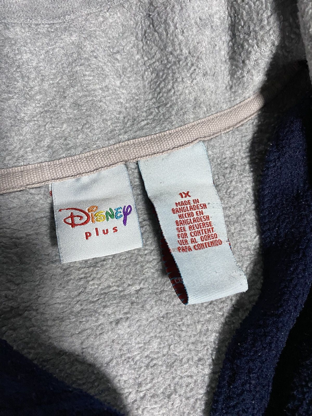 Disney × Vintage Vintage Disney Plus Eeyore Women’s Fleece Jacket Size XL / US 12-14 / IT 48-50 - 6 Thumbnail