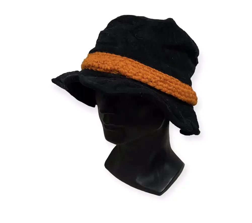 Vintage Vintage Plain Knit Bucket Hat Size ONE SIZE - 1 Thumbnail